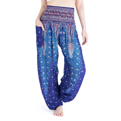 Yoga-Harembroek - Medium - Peacock blauw